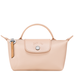 Le Pliage City Tasje met handvat , Nude - Canvas