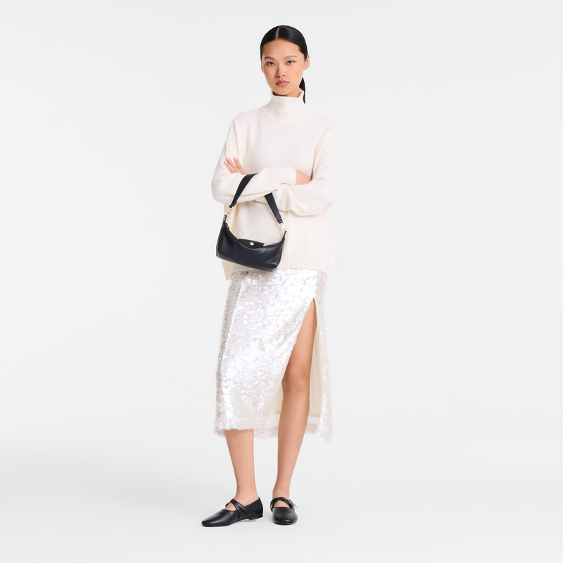 Le Pliage Xtra S Shoulder bag , Black - Leather  - View 2 of 6