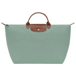 Le Pliage Original L Travel bag , Celadon - Recycled canvas