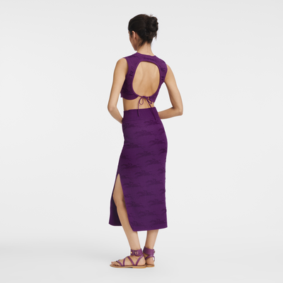 null Midi skirt, Violet