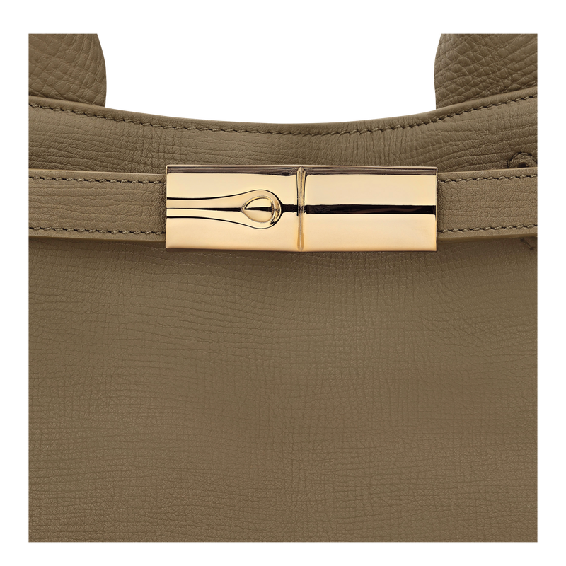 Sac cabas L Le Smart , Cuir - Olive  - Vue 5 de 5