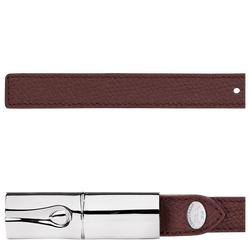 Le Roseau Ladies' belt , Burgundy - Leather