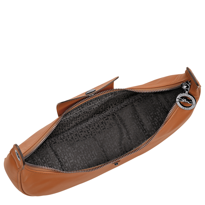 Borsa da spalla S Le Pliage Xtra , Pelle - Anacardo  - View 5 of  6