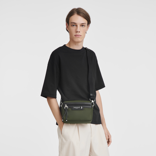 Le Pliage Energy S Camera bag Khaki - Recycled canvas | Longchamp US