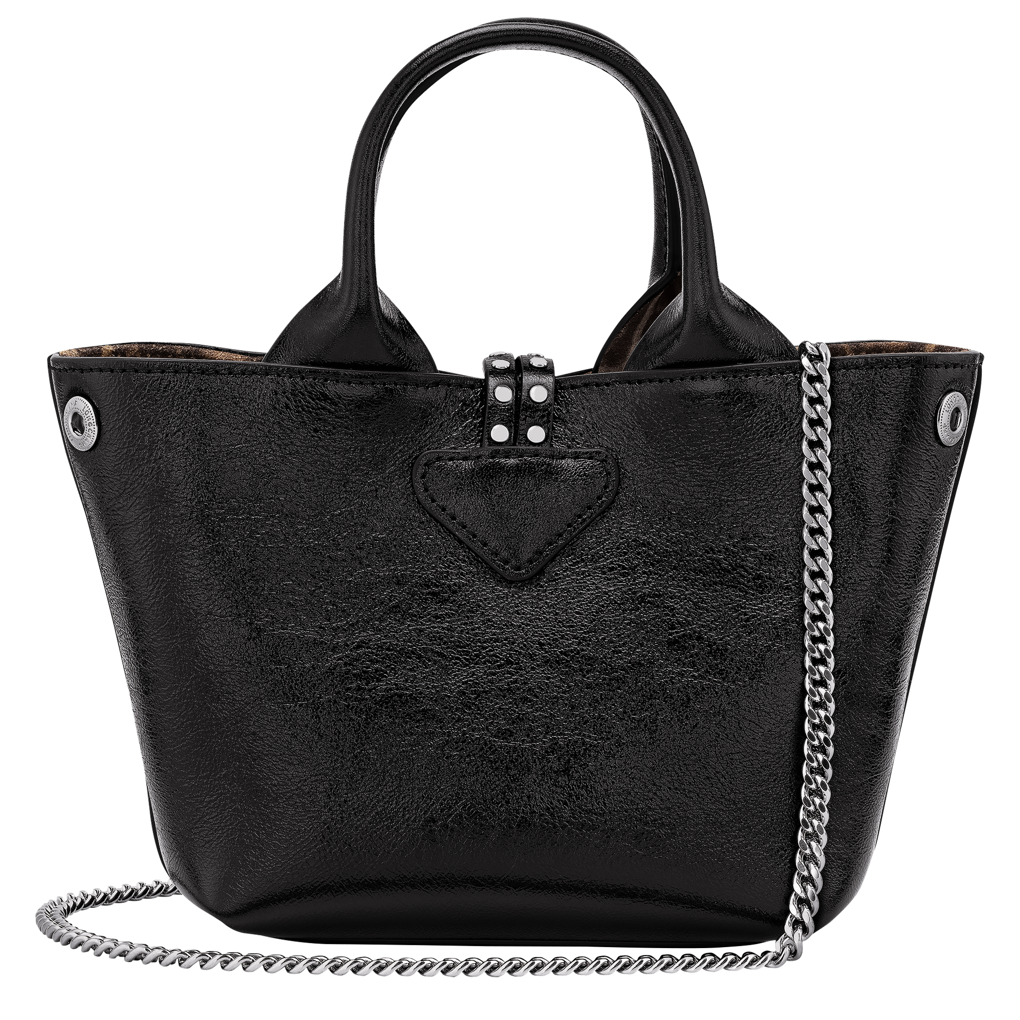 Tas met handgreep aan de bovenkant XS, Zwart - Weergave 4 van
6 - Meer inzoomen. Le Roseau Tas met handgreep aan de bovenkant XS, Zwart