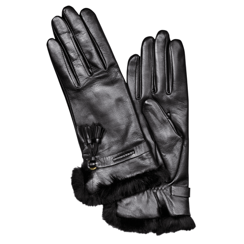 Women's gloves, 001 Black Women's gloves, 001 Black, hi-res