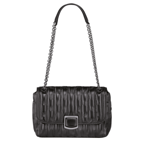 Crossbody bag M Brioche Black (10131HVV001) | Longchamp US