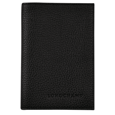 Le Foulonné Passport cover, Black