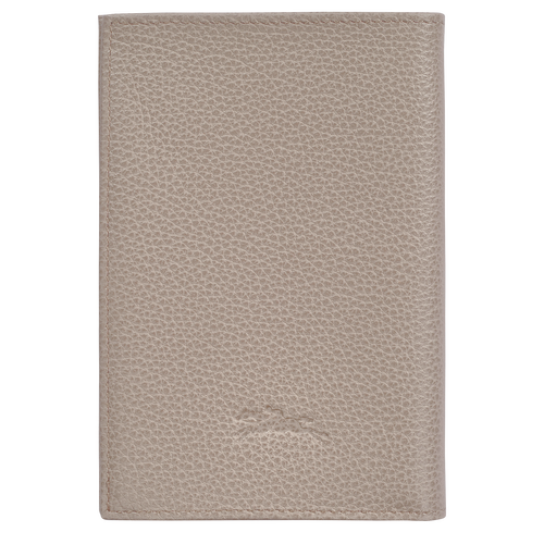 Le Foulonné Passport cover , Turtledove - Leather - View 2 of  4