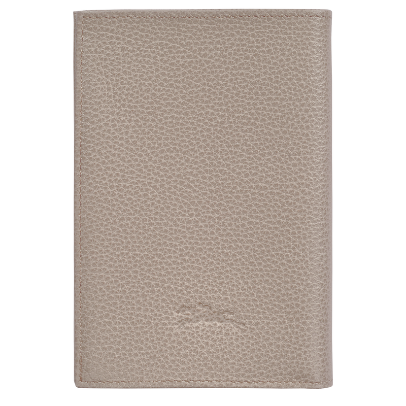 Le Foulonné Passport cover , Turtledove - Leather  - View 2 of  4