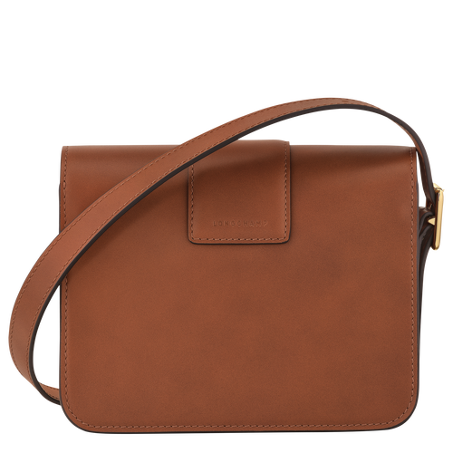 Box-Trot S Crossbody bag , Cognac - Leather - View 4 of  5