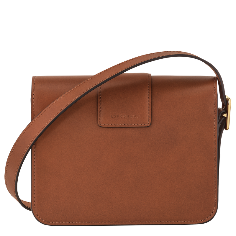 Box-Trot S Crossbody bag , Cognac - Leather  - View 4 of  5
