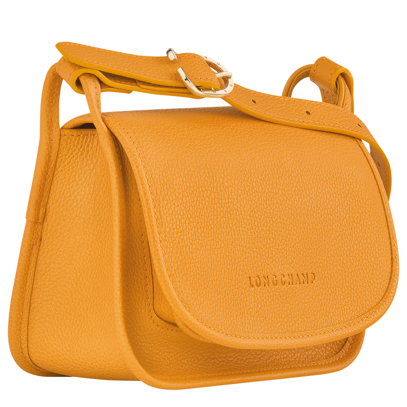 Le Foulonné S Crossbody bag , Apricot - Leather  - View 3 of  5
