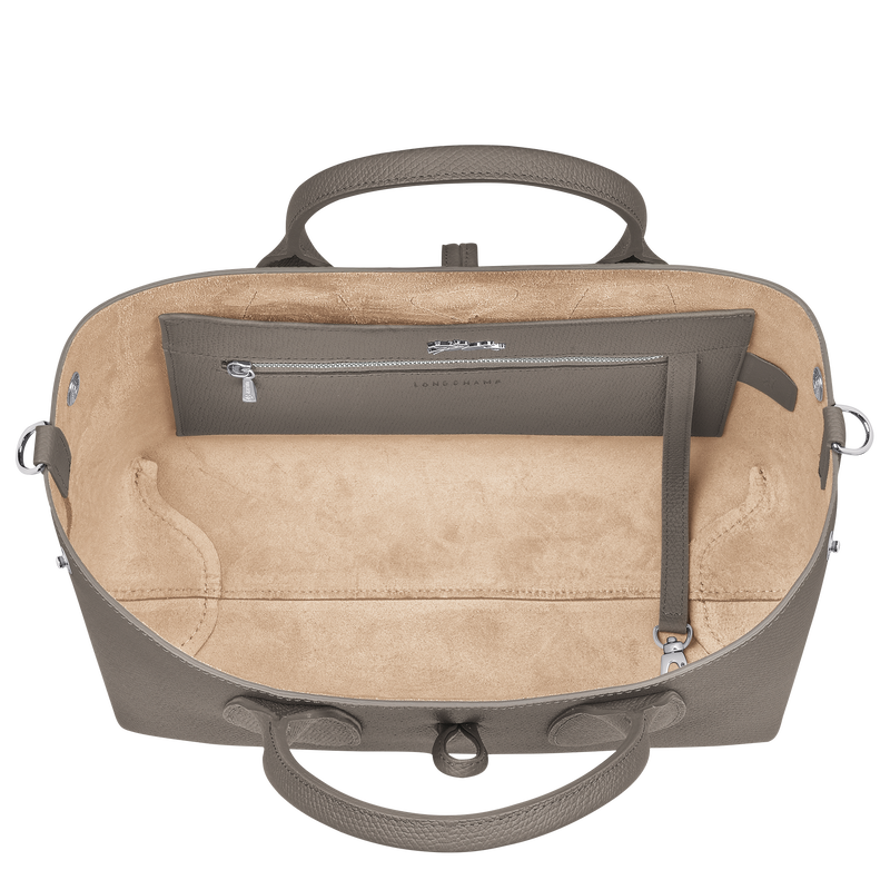 Handtasche M Roseau , Leder - Turteltaube  - Ansicht 5 von 5
