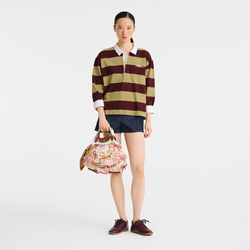 Saco de rede L Le Pliage Collection , Lona - Cru