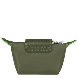 Le Pliage Green Coin purse , Forest - Recycled canvas