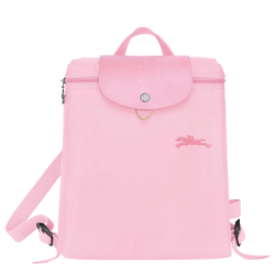 Le Pliage Green M Backpack , Pink - Recycled canvas