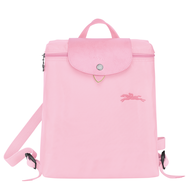 Le Pliage Green M Backpack , Pink - Recycled canvas  - View 1 of 5