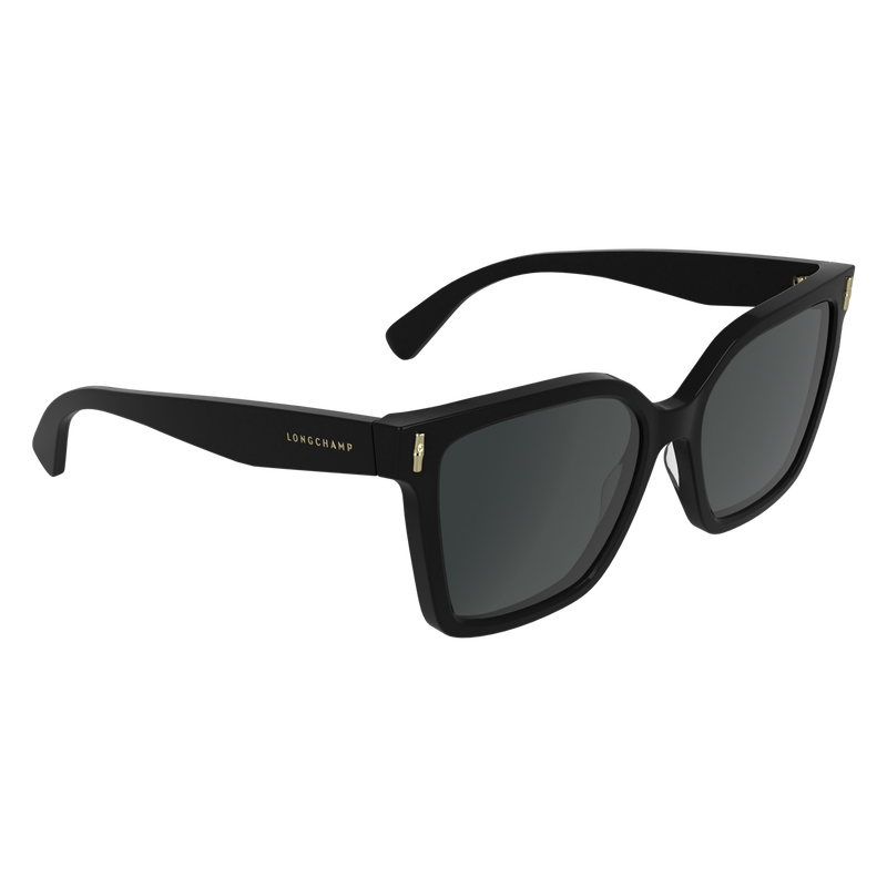 Lunettes de soleil , Ac&eacute;tate - Noir  - Vue 2 de 2