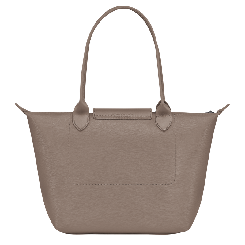 Le Pliage City M Tote bag , Taupe - Canvas  - View 4 of 4