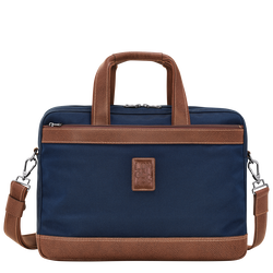 Boxford L Briefcase , Blue - Canvas
