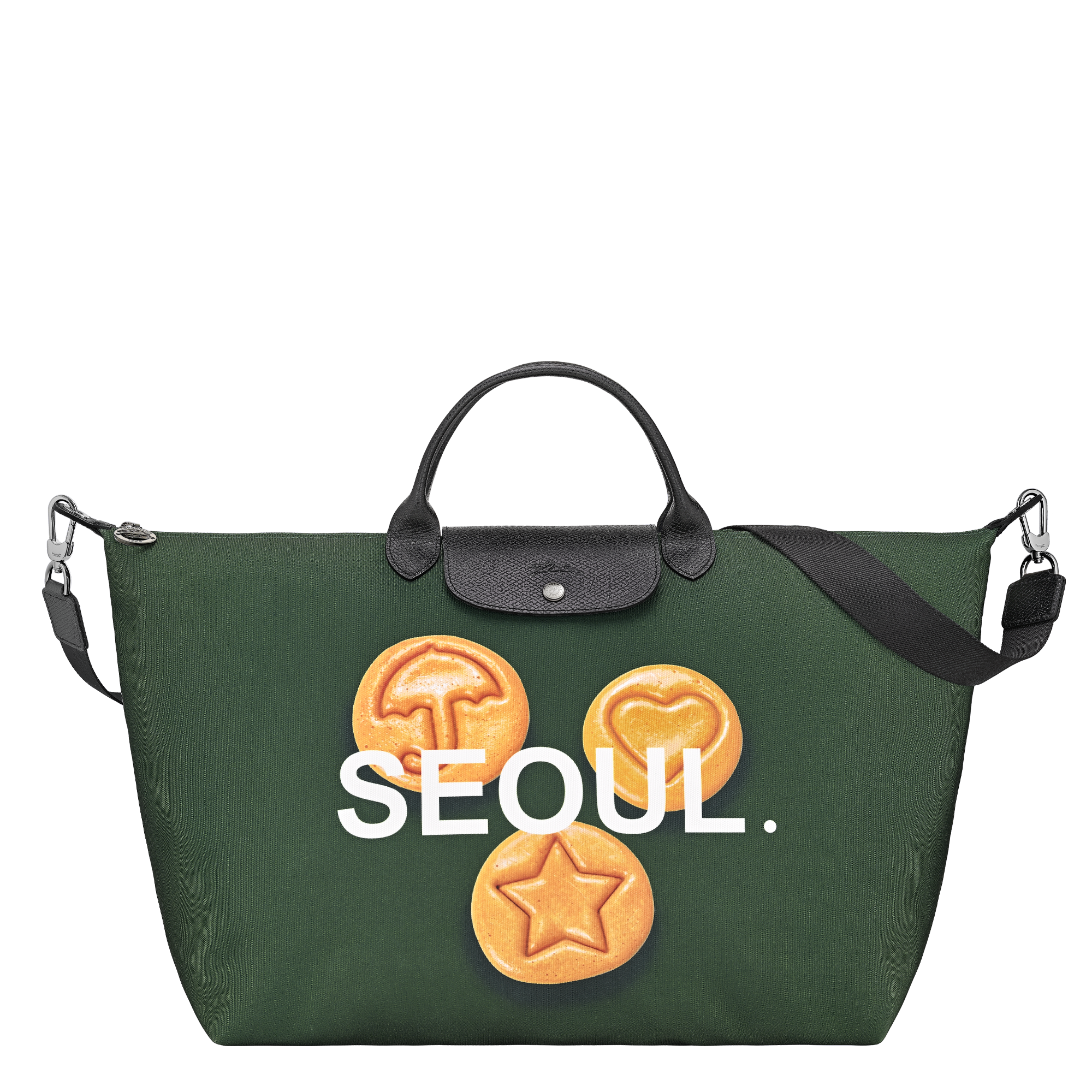 Le Pliage Du Monde 트래블백 L, 퍼