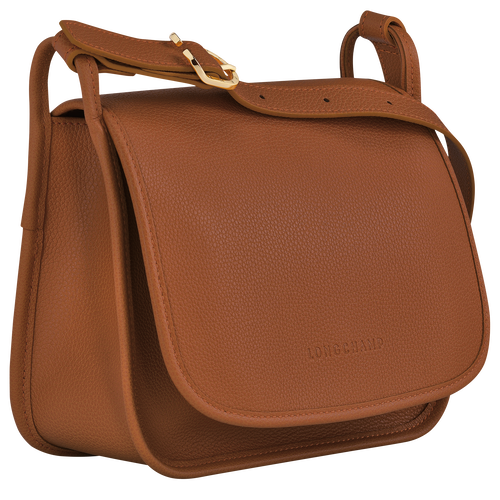 Le Foulonné M Crossbody bag , Caramel - Leather - View 3 of  5