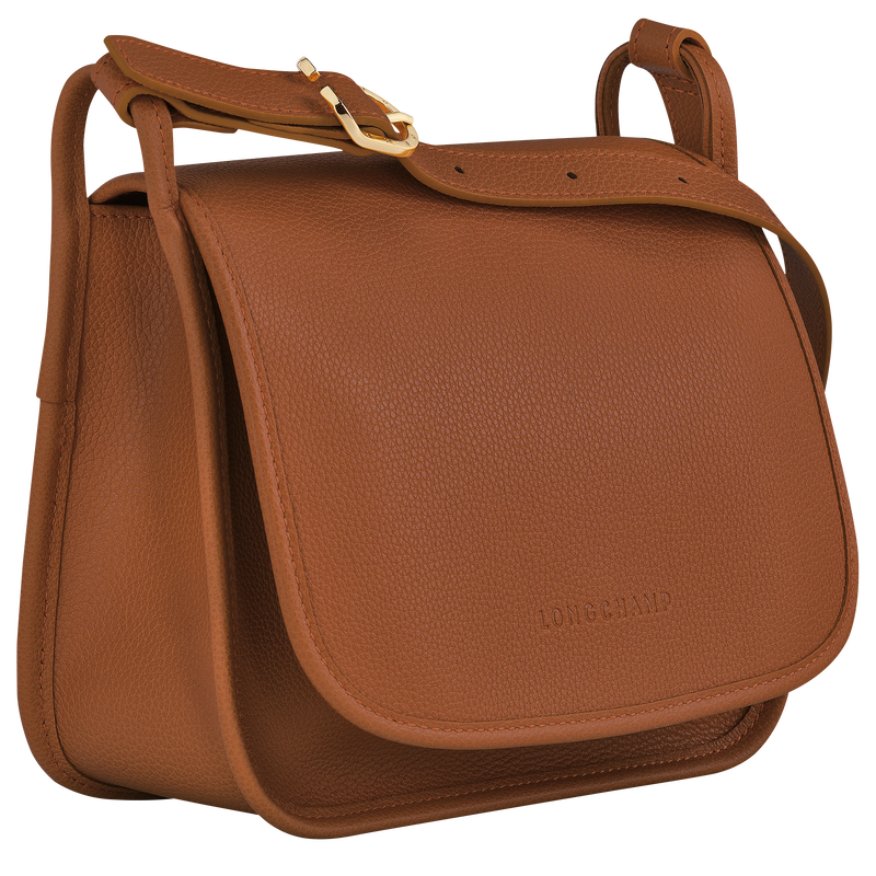 Le Foulonné M Crossbody bag , Caramel - Leather  - View 3 of  5