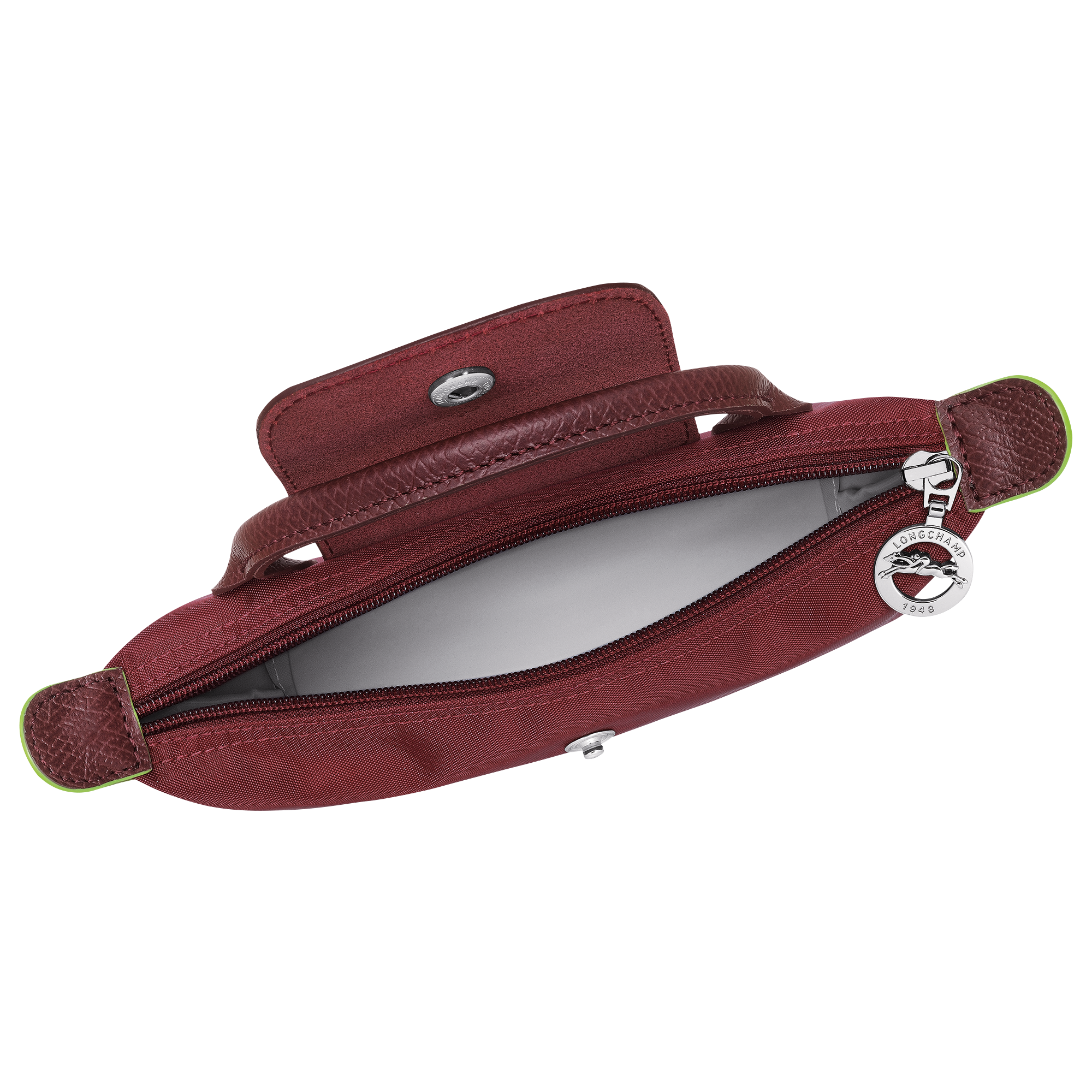 Pouch with handle, Pomegranate - View 5 of
6 - zoom in Le Pliage Green Pouch with handle, Pomegranate