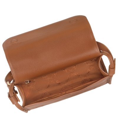 Le Foulonné Crossbody bag M, Caramel