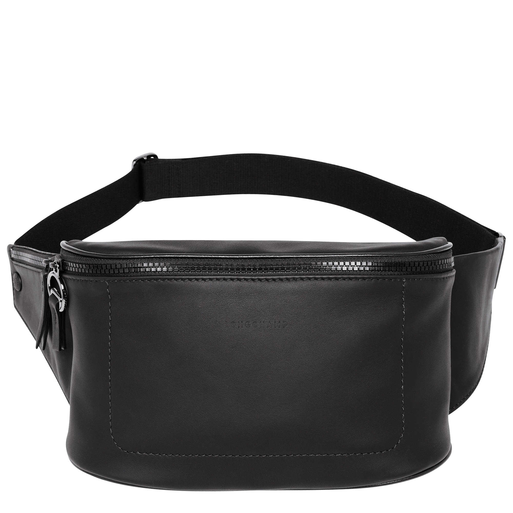 longchamp black bag with strap