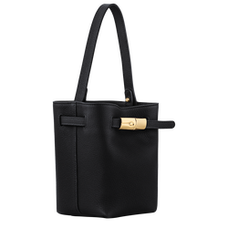 Le Smart XS Bucket bag , Black - Leather