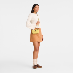 Le Pliage Xtra XS Pouch , Lime - Leather