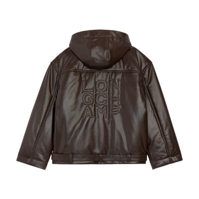 Jacke , Leder - Mokka