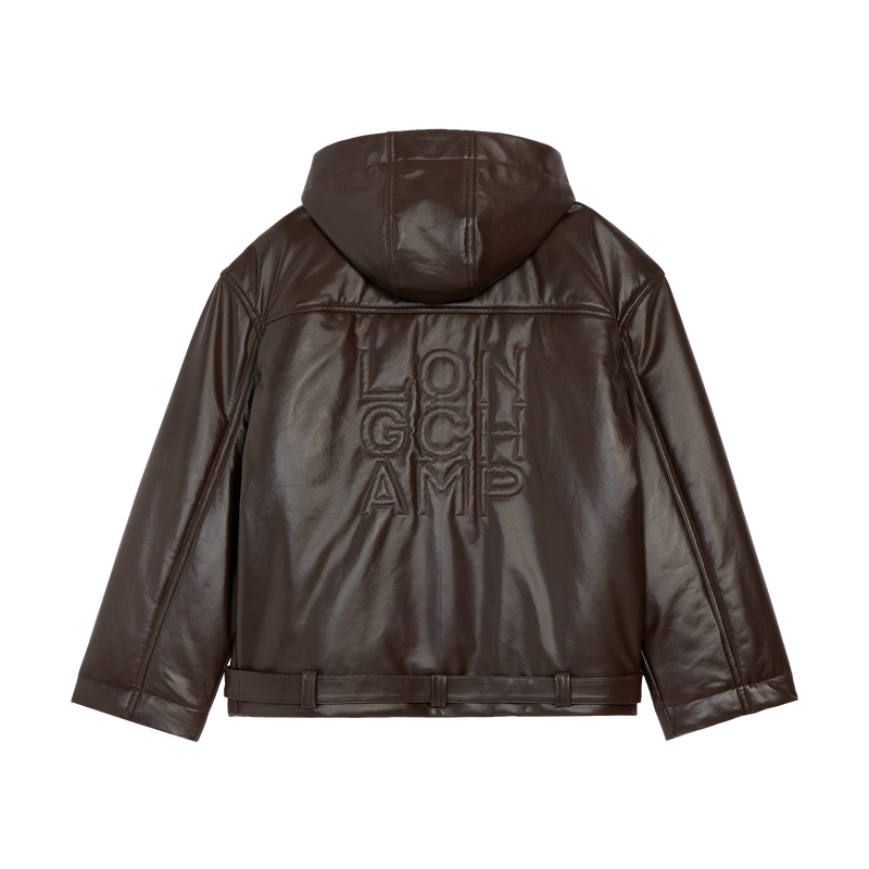 Chaqueta , Cuero - Moka  - Vista 2 de 2