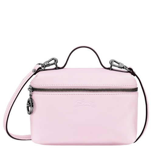 PINK Longchamp Le Pliage Filet - Crossbody bag XS - Pikkulaukku, 17 x 18 cm