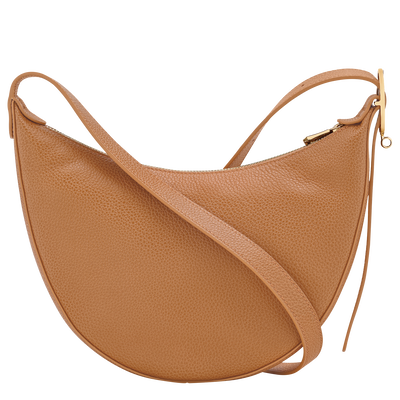 Le Foulonn&eacute; Crossbody bag S, Pecan