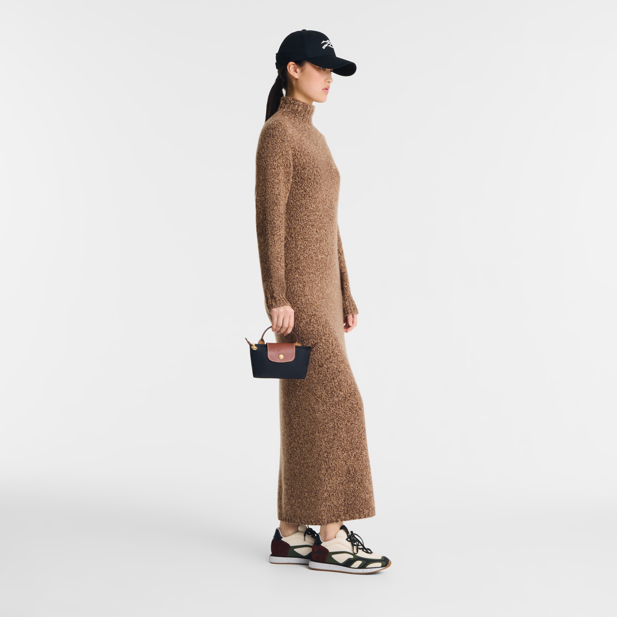Longchamp ロンシャン ハンドル付きポーチ ブラック ル プリアージュ® オリジナル ハンドル付きポーチ ブラック