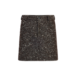 Skirt , Mocha - Tweed