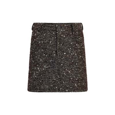 Saia , Tweed - Castanho mocha