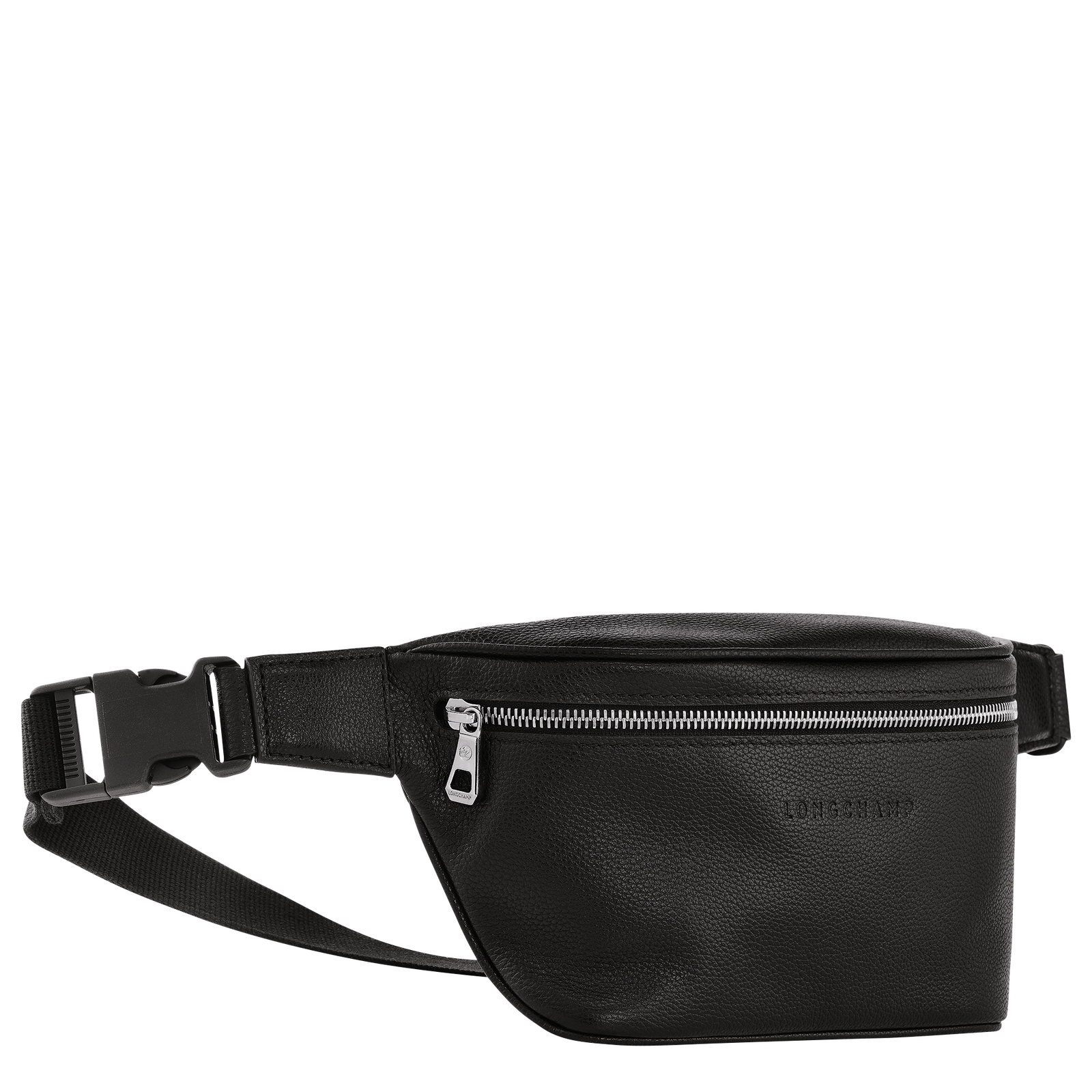 Black leather belt sales bag