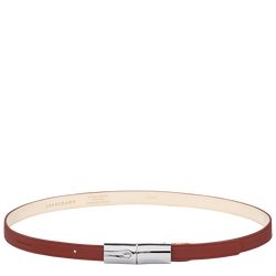 Roseau Essential Ladies' belt , Mahogany - Leather