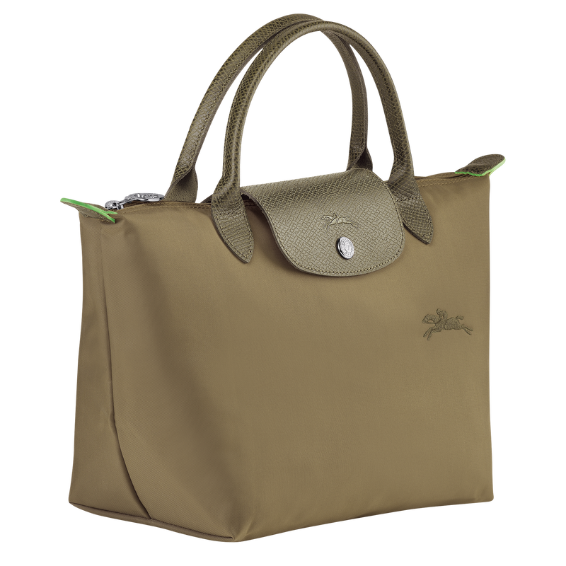 Le Pliage Green S Handbag , Artichoke - Recycled canvas  - View 3 of  7