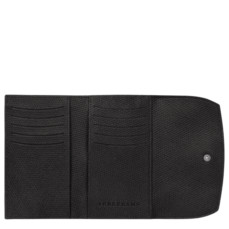 Le Roseau Wallet , Black - Leather  - View 2 of 3