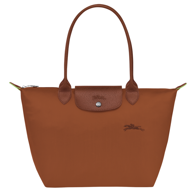 Slaapkamer Oproepen Bourgeon Le Pliage Green Schoudertas M Cognac - Gerecycled canvas (L2605919504) |  Longchamp NL