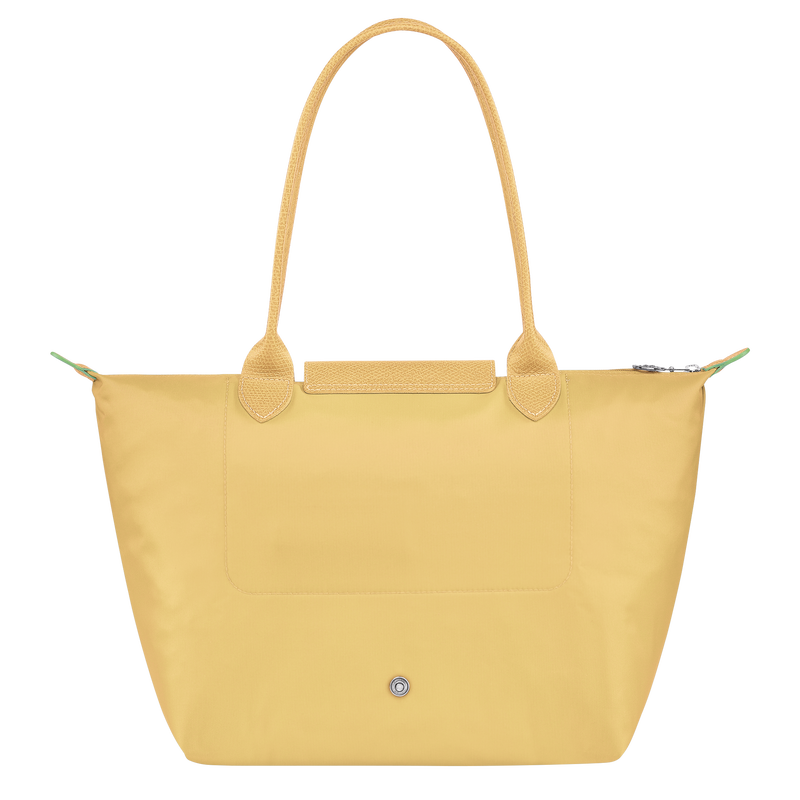 Le Pliage Green M Tote bag , Wheat - Recycled canvas  - View 3 of  4