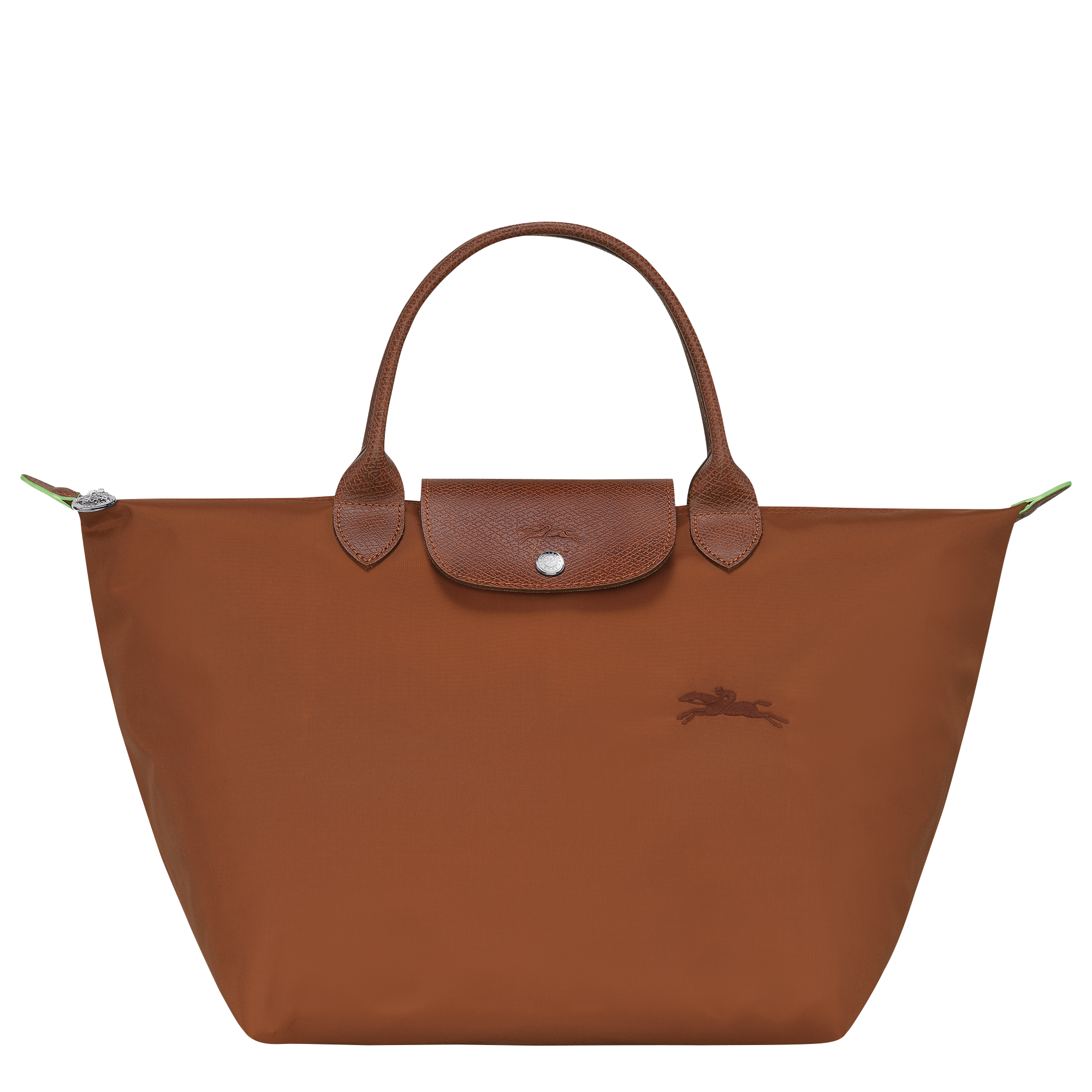 Le Pliage Green Handtasche M, Cognac