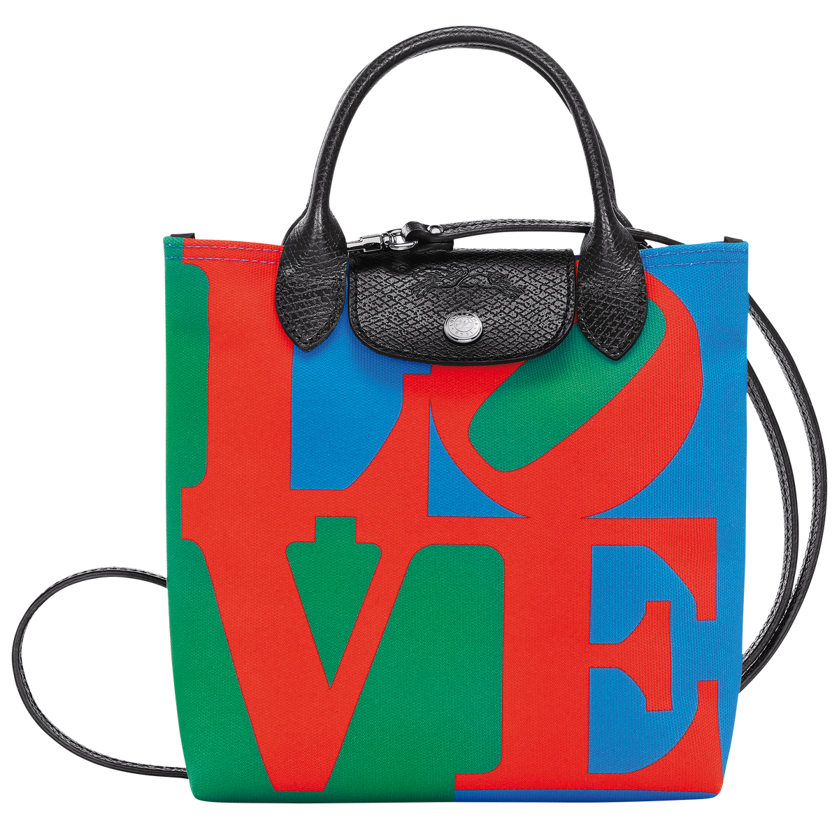 Longchamp x Robert Indiana XS Crossbody bag Red Canvas Longchamp US
