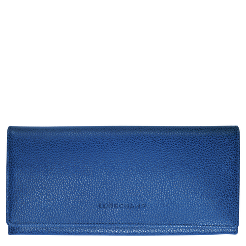 Long continental wallet Le Foulonné Sapphire (L3044021280) | Longchamp DK