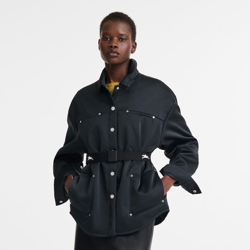 Cintur&oacute;n de mujer , Tela - Negro  - Vista 2 de 2